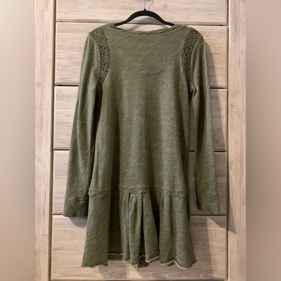 Free People Dress with Pockets; Dark Green - Picture 2 of 4